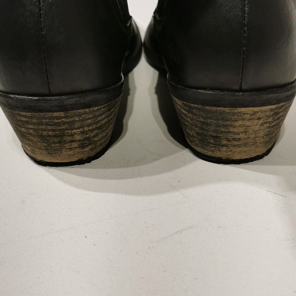 Good Guys Don't Wear Leather The Duke Vegan Unisex Black Boots like New - Picture 8 of 10